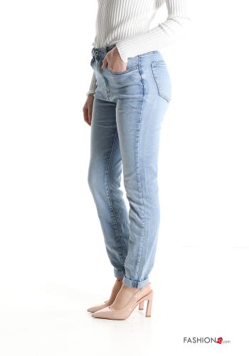 Jeans aus Baumwolle mit Taschen - ph 3