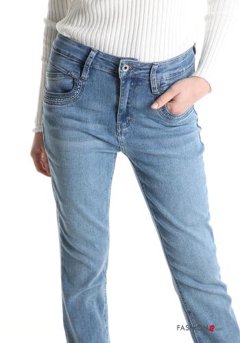 Jeans in Cotone con tasche - ph 4