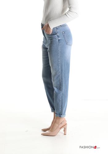 Cotton Jeans with pockets - ph 3