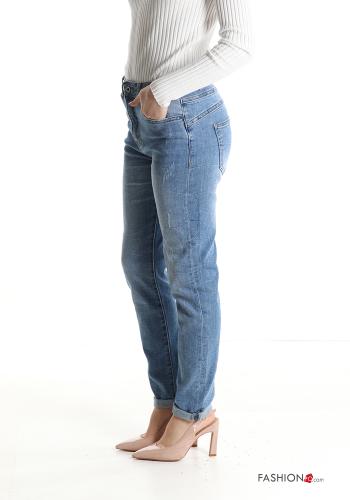 Cotton Jeans with pockets - ph 3