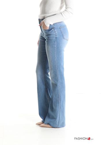 Jeans en Coton évasé avec poches - ph 3