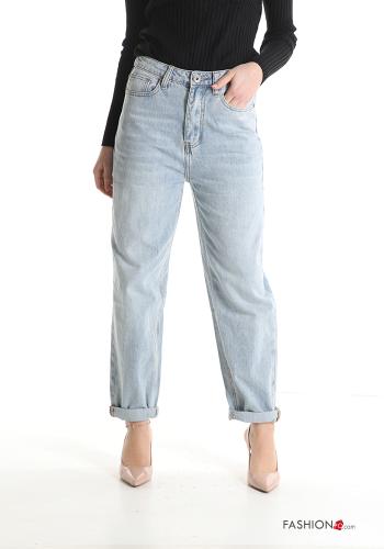Jeans aus Baumwolle mit Taschen - ph 1