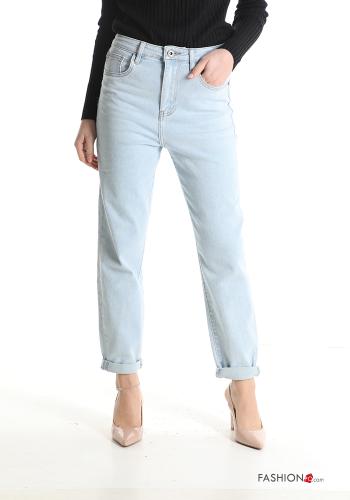 Jeans aus Baumwolle mit Taschen - ph 1