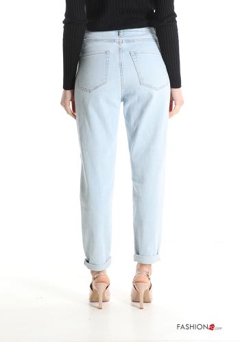 Jeans aus Baumwolle mit Taschen - ph 2