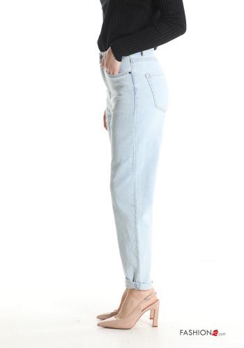 Jeans aus Baumwolle mit Taschen - ph 3