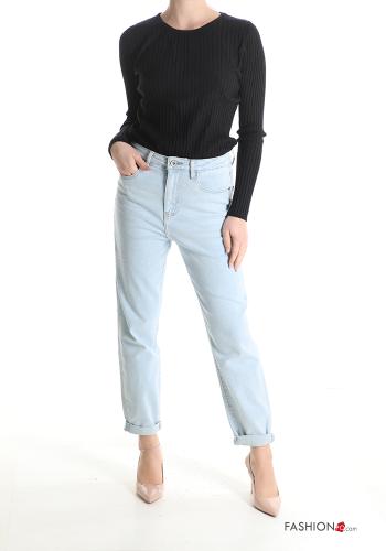 Jeans aus Baumwolle mit Taschen - ph 5