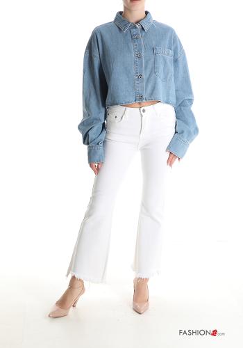 Chemise en Coton en denim avec poches - ph 5