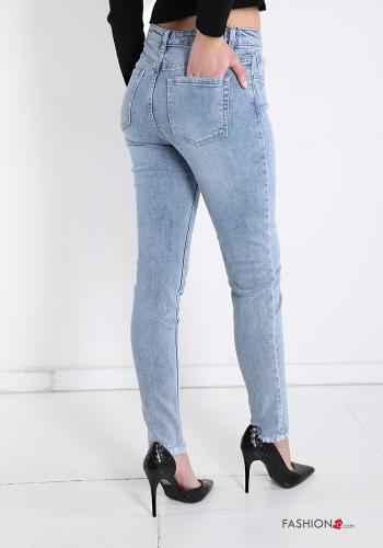 Jeans aus Baumwolle mit Taschen - ph 2