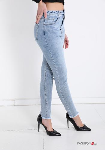 Jeans aus Baumwolle mit Taschen - ph 3