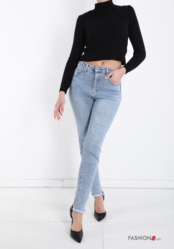 Jeans aus Baumwolle mit Taschen - ph 5