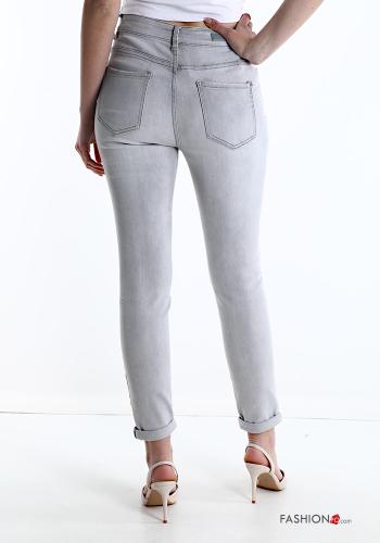 Jeans in Cotone con tasche - ph 2