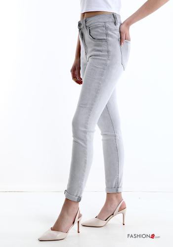 Jeans in Cotone con tasche - ph 3