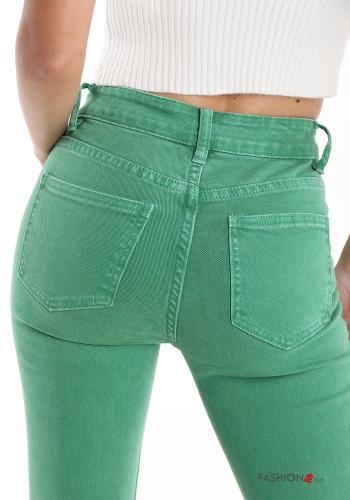 ausgestellte Hose aus Baumwolle - ph 4