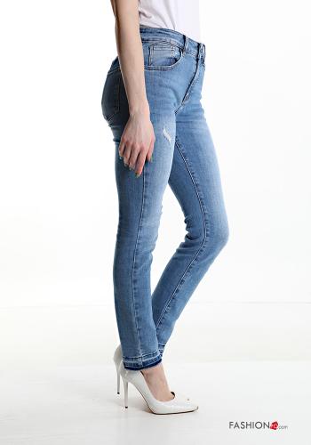 Jeans aus Baumwolle mit Taschen - ph 3