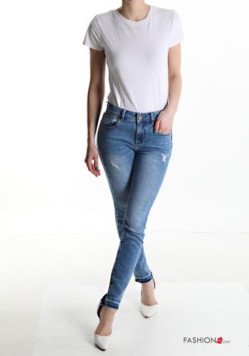 Jeans aus Baumwolle mit Taschen - ph 5