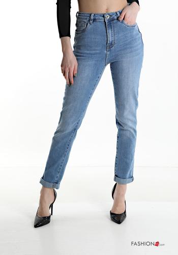 Jeans aus Baumwolle mit Taschen - ph 1