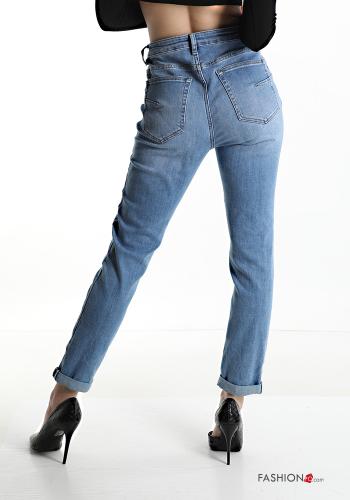 Jeans aus Baumwolle mit Taschen - ph 2