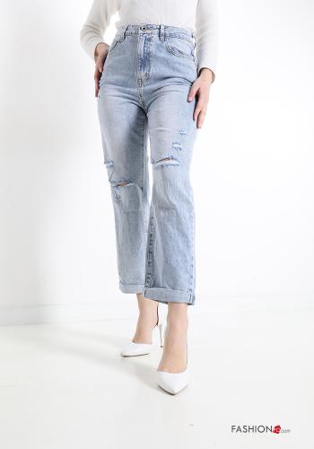 Jeans in Cotone con tasche - ph 1