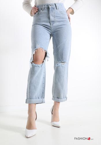 Jeans aus Baumwolle mit Taschen - ph 1