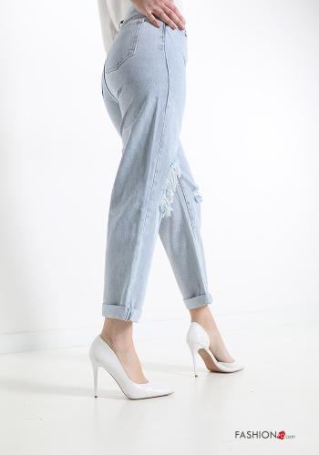 Jeans aus Baumwolle mit Taschen - ph 3