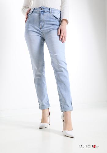 Jeans en Coton avec poches