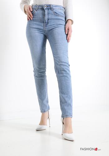 Jeans in Cotone con tasche - ph 1