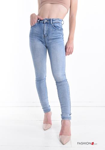 Jeans en Coton avec poches