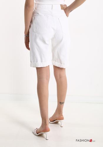 Bermudas de Algodón tela vaquera con bolsillos - ph 2