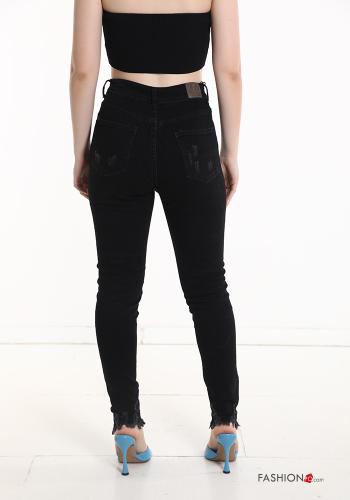 Cotton Jeans with fringe - ph 2