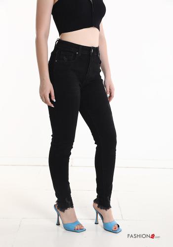 Cotton Jeans with fringe - ph 3