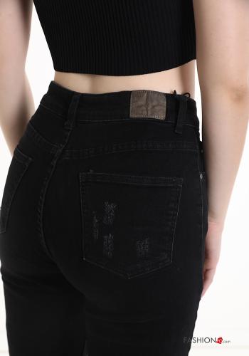 Cotton Jeans with fringe - ph 5