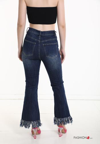 Cotton Jeans with fringe - ph 4