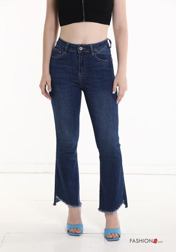 flared Cotton Jeans