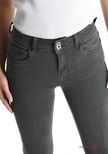Calças de ganga em Algodão skinny com bolsos - ph 4