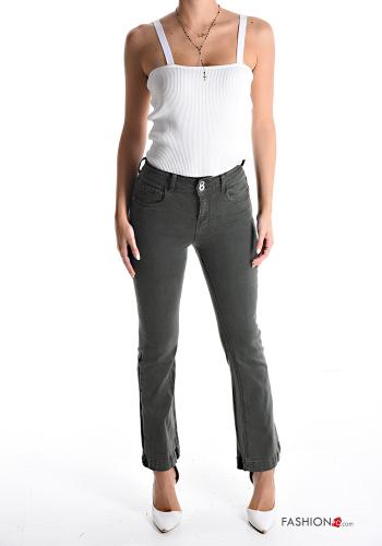 Calças de ganga em Algodão skinny com bolsos - ph 5