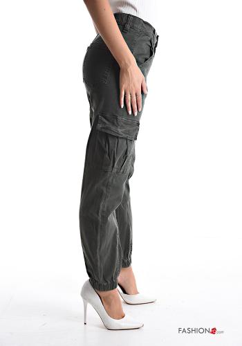 denim Cotton Jeans with pockets - ph 3