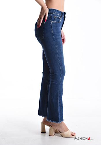 Jeans aus Baumwolle mit Taschen mit Reißverschluss - ph 3