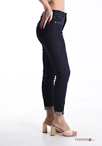 Jeans aus Baumwolle mit Taschen mit Reißverschluss - ph 3