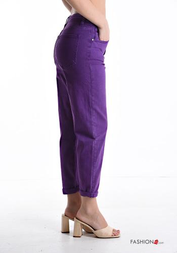 Pantalone in Cotone con tasche con zip - ph 3