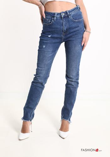 Jeans aus Baumwolle mit Taschen