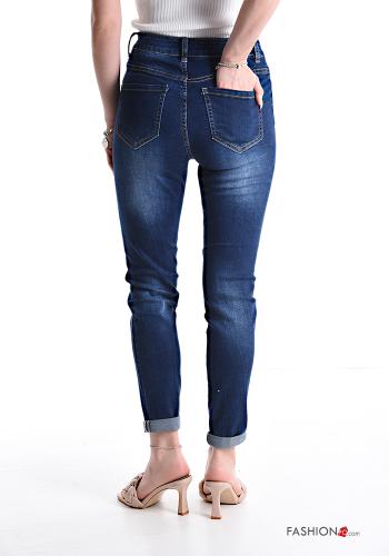 skinny Cotton Jeans with pockets - ph 2