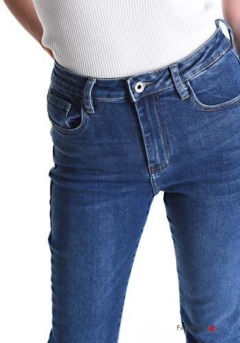 skinny Jeans aus Baumwolle mit Taschen - ph 4