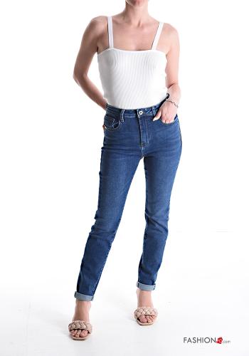 skinny Jeans aus Baumwolle mit Taschen - ph 5