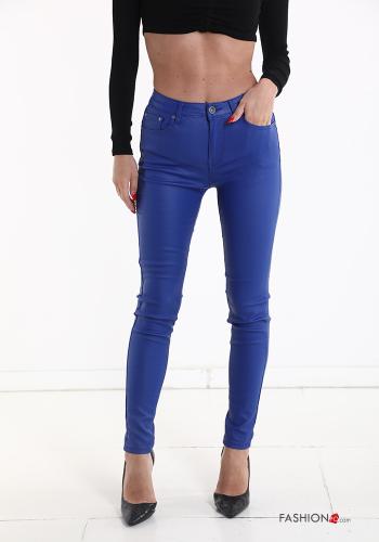 faux leather skinny Trousers - ph 1