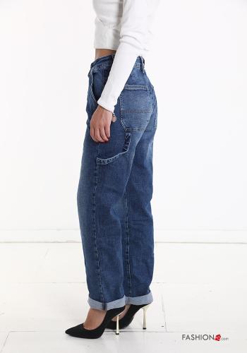 Cotton Jeans with pockets - ph 3