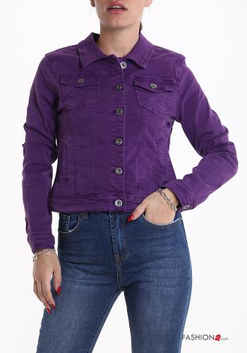 Giacca in Cotone con bottoni con tasche - ph 1