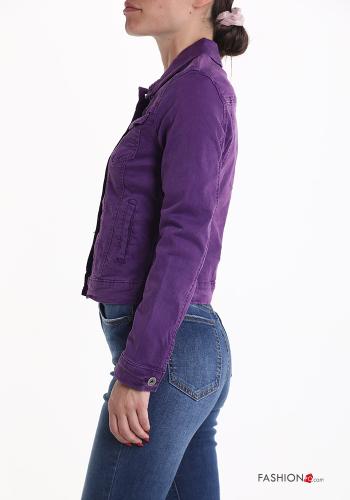 Giacca in Cotone con bottoni con tasche - ph 3