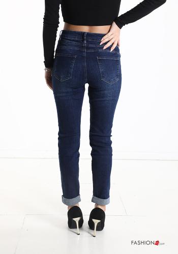 skinny Cotton Jeans with pockets - ph 2