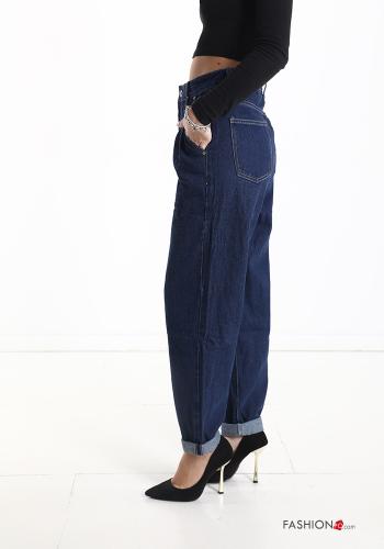 Jeans aus Baumwolle mit Taschen - ph 3