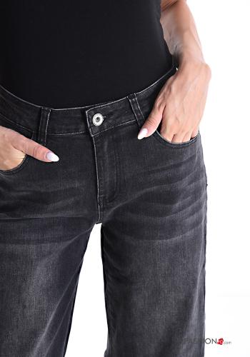 denim Cotton Jeans with pockets with zip - ph 4